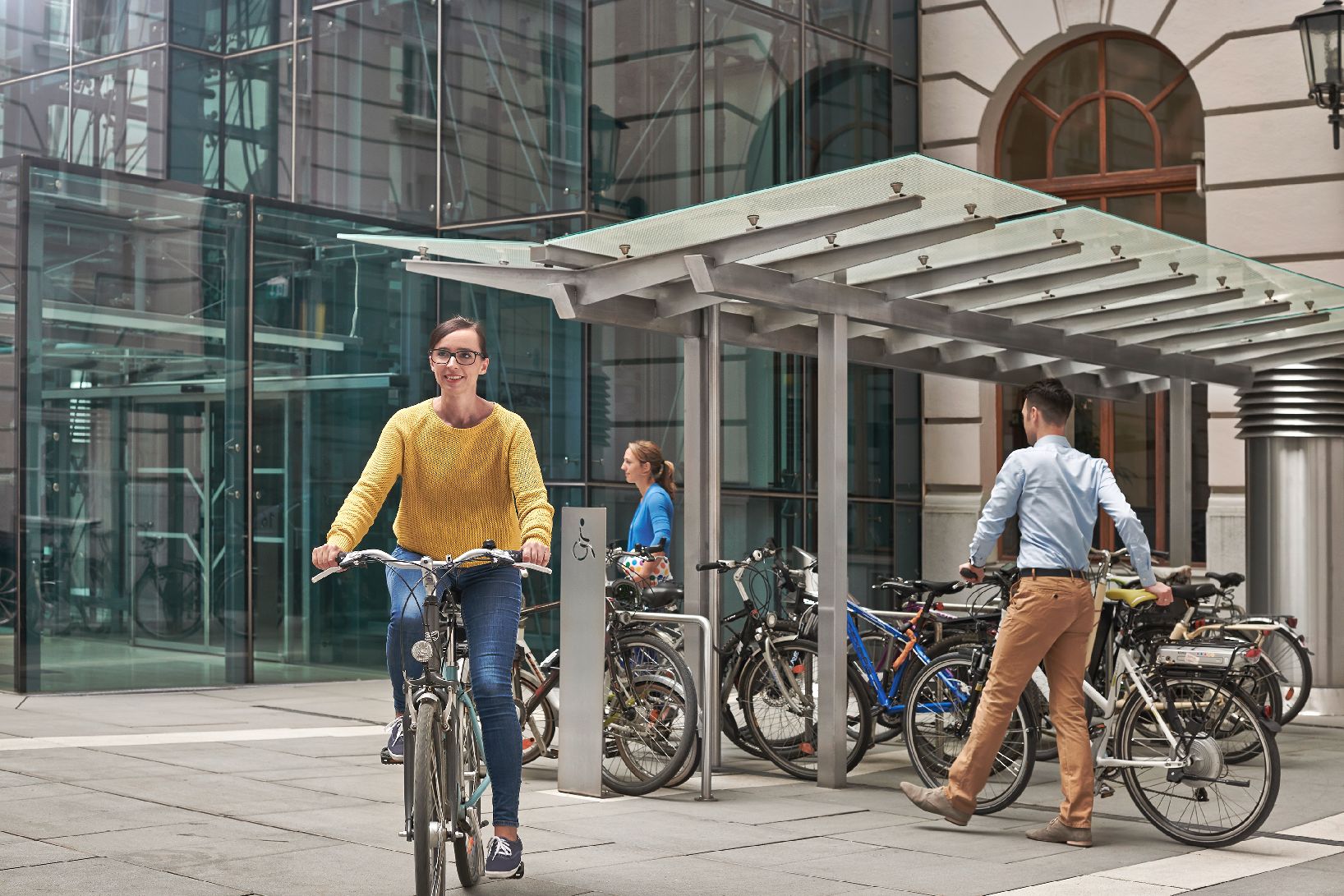 Radfahren in der Stadt